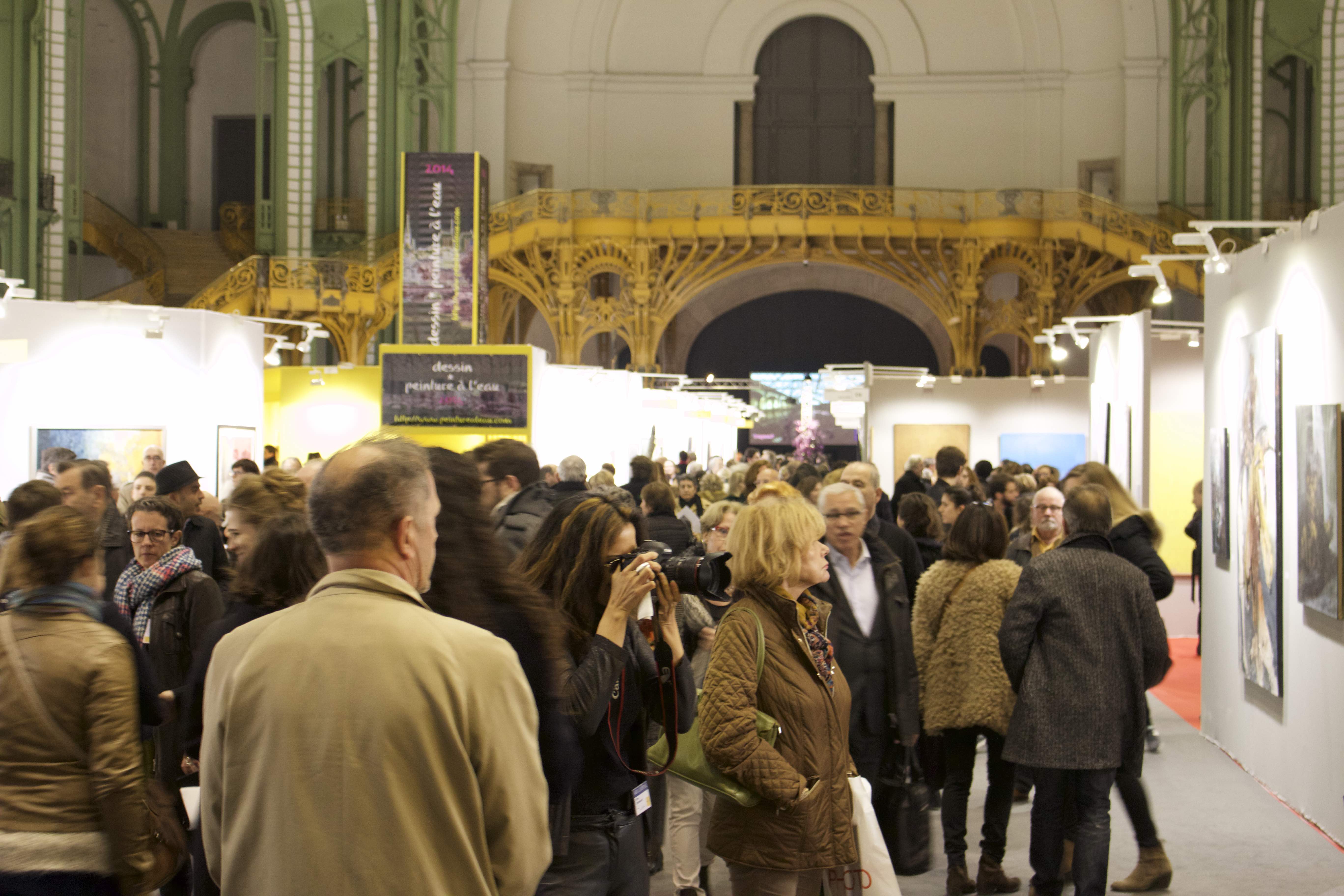 Foule pour ce Vernissage d'Art en Capital 2014