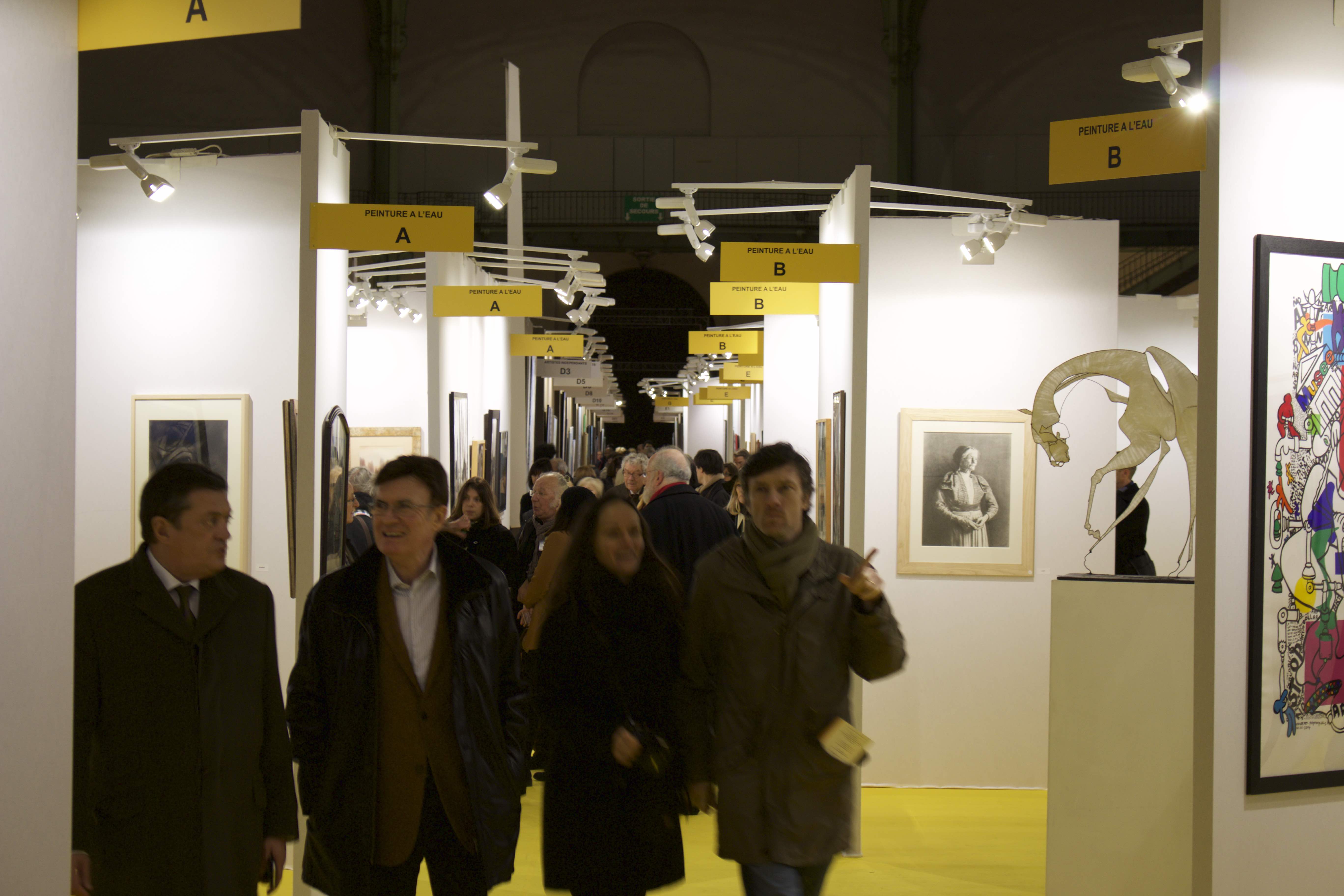 Foule pour ce Vernissage d'Art en Capital 2014